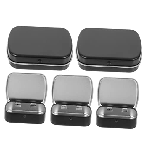 NOLITOY 5 Stück Mini Eisen Aufbewahrungsbox Teiliges Tragbare Organizer für Süßigkeiten und Schmuck mit Flip Deckel und Hochwertiger Verarbeitung für Vielseitige Aufbewahrungslösungen NOLITOY 5 Stück Mini Eisen Aufbewahrungsbox Teiliges Tragbare Organizer für Süßigkeiten und Schmuck mit Flip Deckel und Hochwertiger Verarbeitung für Vielseitige Aufbewahrungslösungen von NOLITOY
