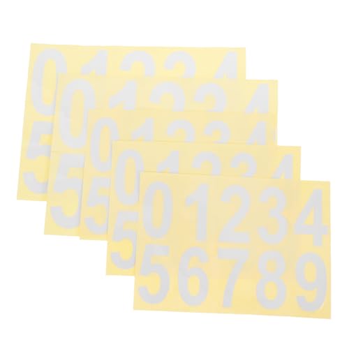 NOLITOY 5 Stück Reflektierende Briefkastenzahlen Teiliges Selbstklebendes Wetterfeste Hausnummer Aufkleber für Briefkasten Außen Silberne Nummern Langlebig und Wasserfest NOLITOY 5 Stück Reflektierende Briefkastenzahlen Teiliges Selbstklebendes Wetterfeste Hausnummer Aufkleber für Briefkasten Außen Silberne Nummern Langlebig und Wasserfest von NOLITOY