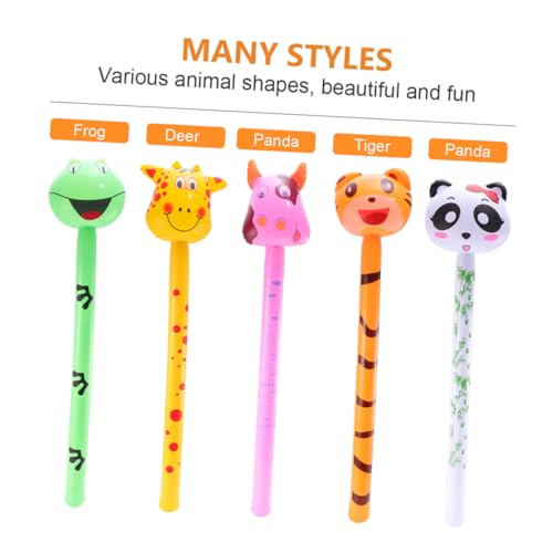 NOLITOY 5 Stück Teiliges Aufblasbare Tier stäbe aus PVC Buntes Partydekoration Vielseitig Verwendbar Zufällige Tiermotive für Drinnen und Draußen Geburtstagsfeier NOLITOY 5 Stück Teiliges Aufblasbare Tier stäbe aus PVC Buntes Partydekoration Vielseitig Verwendbar Zufällige Tiermotive für Drinnen und Draußen Geburtstagsfeier von NOLITOY
