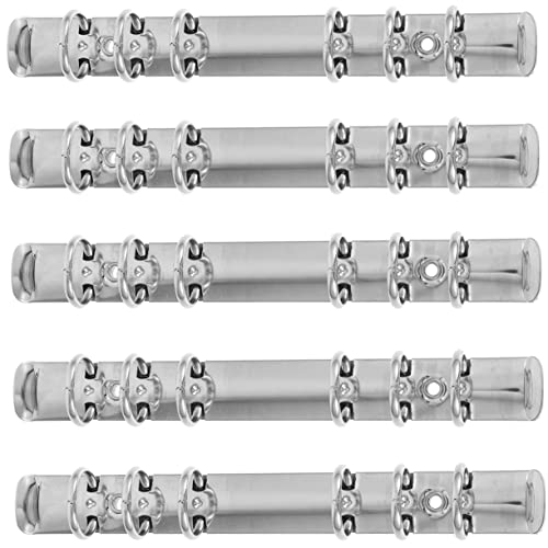 NOLITOY 5 Stück Teiliges Ringordner Mechanismus Ringe Metall Binder Ersatzmechanik für Lose Notizbuch Planer Büro Schule Zuhause NOLITOY 5 Stück Teiliges Ringordner Mechanismus Ringe Metall Binder Ersatzmechanik für Lose Notizbuch Planer Büro Schule Zuhause von NOLITOY
