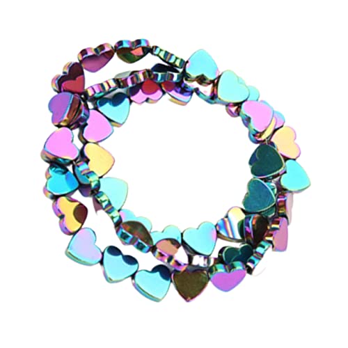 NOLITOY 50 Stück Bunte Hohle Herz Perlen Naturstein DIY Bastelperlen für Armband Halskette Schmuckherstellung Kreative Schmuck Zubehör NOLITOY 50 Stück Bunte Hohle Herz Perlen Naturstein DIY Bastelperlen für Armband Halskette Schmuckherstellung Kreative Schmuck Zubehör von NOLITOY