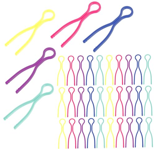 NOLITOY 50 Stück Bunte Spulenfadenhalter Clips Verstellbar für Verschiedene Spulengrößen Flexible Bobbin Clips zum Sicheren Fixieren von Garnspulen Einfaches Nähzubehör für NOLITOY 50 Stück Bunte Spulenfadenhalter Clips Verstellbar für Verschiedene Spulengrößen Flexible Bobbin Clips zum Sicheren Fixieren von Garnspulen Einfaches Nähzubehör für von NOLITOY