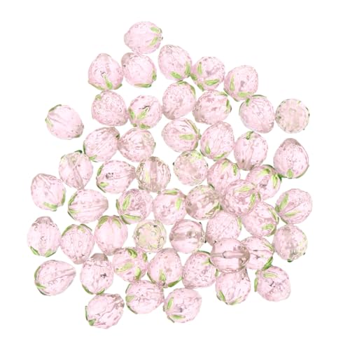 NOLITOY 50 Stück Erdbeer Perlen mit Transparente Kristallfrucht Charms für DIY Armband Halskette Schmuckherstellung Bunte Spacer Beads für Basteln und Handarbeit NOLITOY 50 Stück Erdbeer Perlen mit Transparente Kristallfrucht Charms für DIY Armband Halskette Schmuckherstellung Bunte Spacer Beads für Basteln und Handarbeit von NOLITOY