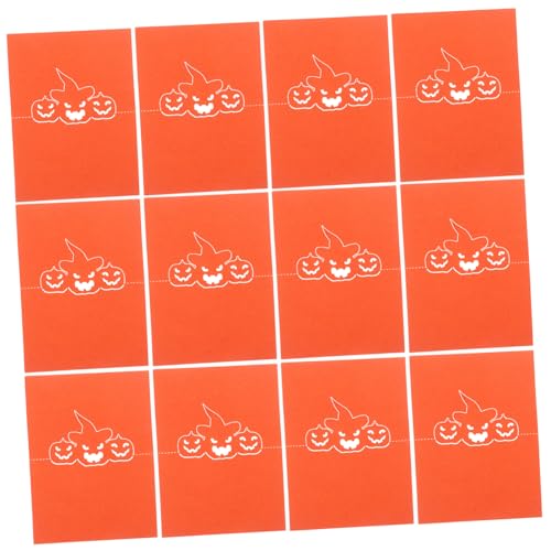 NOLITOY 50 Stück Halloween Tischdekoration Kürbis Platzkarten aus Papier Faltbare Namensschilder für Gäste Herbstliche Sitzplatzkarten für Thanksgiving Dinner und Herbstparty NOLITOY 50 Stück Halloween Tischdekoration Kürbis Platzkarten aus Papier Faltbare Namensschilder für Gäste Herbstliche Sitzplatzkarten für Thanksgiving Dinner und Herbstparty von NOLITOY