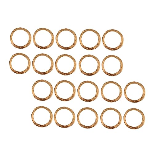NOLITOY 50 Stück Kupferringe Ohrring Anhänger Rundes Design DIY Schmuckzubehör zum Selbermachen Umweltfreundlich Langlebig für Charms und Basteln NOLITOY 50 Stück Kupferringe Ohrring Anhänger Rundes Design DIY Schmuckzubehör zum Selbermachen Umweltfreundlich Langlebig für Charms und Basteln von NOLITOY