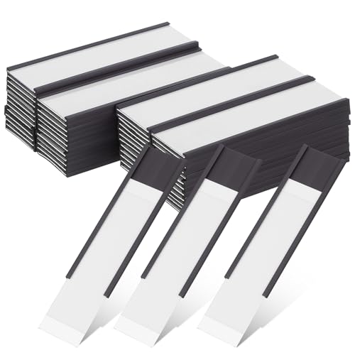 NOLITOY 50 Stück Magnetische Etikettenhalter mit Kartenfach 100x30mm 50 Stück Set für Lager Regalbeschriftung – Wechselbare Papierkarten NOLITOY 50 Stück Magnetische Etikettenhalter mit Kartenfach 100x30mm 50 Stück Set für Lager Regalbeschriftung – Wechselbare Papierkarten von NOLITOY