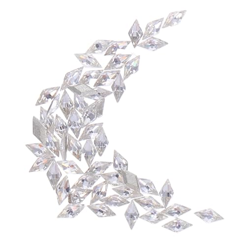 NOLITOY 50 Stück Mini Rhombische Nagelstrasssteine aus Langlebigem Flache Rückseite Glänzende Kristallverzierung Kompakte für Detaillierte Nail Art und Stilvolle Maniküre NOLITOY 50 Stück Mini Rhombische Nagelstrasssteine aus Langlebigem Flache Rückseite Glänzende Kristallverzierung Kompakte für Detaillierte Nail Art und Stilvolle Maniküre von NOLITOY