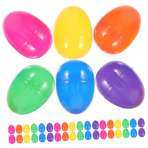 NOLITOY 50 Stück Osterei Spielzeugeier Party Jagd Vor Jumbo Pastell Henne legt Eier Befüllbare Eierornamente Ei Dekoration gefüllte Eier weiße füllbare Eier NOLITOY 50 Stück Osterei Spielzeugeier Party Jagd Vor Jumbo Pastell Henne legt Eier Befüllbare Eierornamente Ei Dekoration gefüllte Eier weiße füllbare Eier von NOLITOY