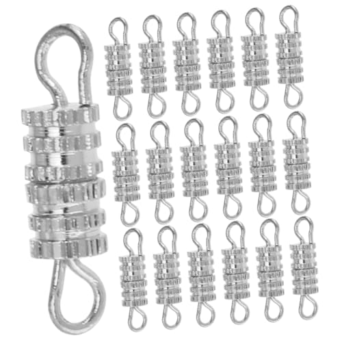 NOLITOY 50 Stück Schraubverschluss aus Kupfer Silberfarben Einfach zu Installierende Schmuckverschlüsse für Halsketten und Armbänder DIY Schmuckherstellung Zubehör Langlebige NOLITOY 50 Stück Schraubverschluss aus Kupfer Silberfarben Einfach zu Installierende Schmuckverschlüsse für Halsketten und Armbänder DIY Schmuckherstellung Zubehör Langlebige von NOLITOY
