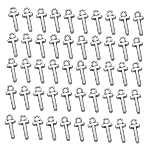 NOLITOY 50 Stück Teiliges Legierungs Buchstabenanhänger Antiksilber Langlebige DIY Schmuckzubehör für Halsketten Armbänder Schlüsselanhänger Kreative Bastelprojekte NOLITOY 50 Stück Teiliges Legierungs Buchstabenanhänger Antiksilber Langlebige DIY Schmuckzubehör für Halsketten Armbänder Schlüsselanhänger Kreative Bastelprojekte von NOLITOY