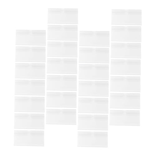 NOLITOY 50 Stück Teiliges Transparentes Preisschildhalter Drahtregale Klare Pvc etikettenhalter Wiederverwendbar Rückstandsfrei für Supermarkt und Warenbeschilderung NOLITOY 50 Stück Teiliges Transparentes Preisschildhalter Drahtregale Klare Pvc etikettenhalter Wiederverwendbar Rückstandsfrei für Supermarkt und Warenbeschilderung von NOLITOY