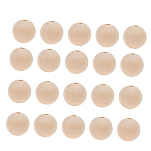 NOLITOY 50 Stück Unbehandelte Holzperlen Naturfarbe Runde Abstandshalter für DIY Schmuck Basteln und Dekorationen Stabile und Vielseitige Bastelperlen für Kreative Projekte NOLITOY 50 Stück Unbehandelte Holzperlen Naturfarbe Runde Abstandshalter für DIY Schmuck Basteln und Dekorationen Stabile und Vielseitige Bastelperlen für Kreative Projekte von NOLITOY