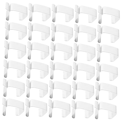 NOLITOY 50 Stück weihnachtsdeko christmas decorations weihnchtsdeko kabelbinderzange Licht mit Clip Drahtklammern Tür Lichtklammern im Freien Lichthaken für den Außenbereich Metall Silver NOLITOY 50 Stück weihnachtsdeko christmas decorations weihnchtsdeko kabelbinderzange Licht mit Clip Drahtklammern Tür Lichtklammern im Freien Lichthaken für den Außenbereich Metall Silver von NOLITOY