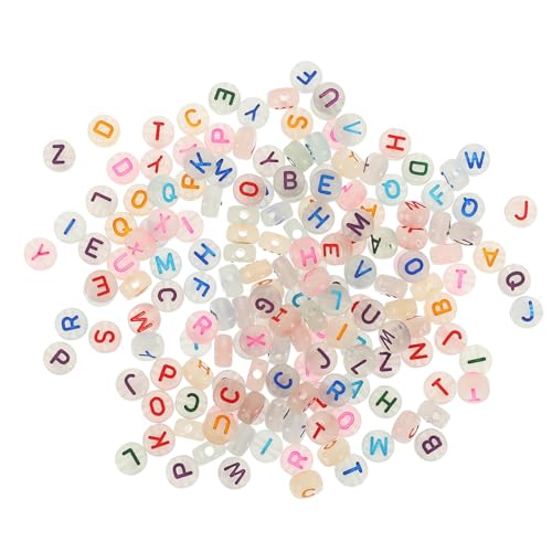 NOLITOY 500 Stück Teiliges Bunte Leuchtende Acrylperlen für Schmuckherstellung DIY Armband Halskette Basteln im Dunkeln Leuchtende Abstandshalter Perlen für Kreative Handarbeiten NOLITOY 500 Stück Teiliges Bunte Leuchtende Acrylperlen für Schmuckherstellung DIY Armband Halskette Basteln im Dunkeln Leuchtende Abstandshalter Perlen für Kreative Handarbeiten von NOLITOY