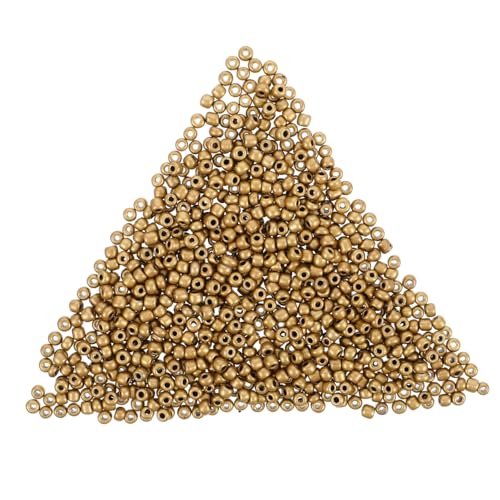 NOLITOY 5000 Stück Goldene Glasperlen Kleine DIY Spacer Perlen für Schmuckherstellung Armbänder Halsketten Bastelbedarf Handarbeit Zubehör NOLITOY 5000 Stück Goldene Glasperlen Kleine DIY Spacer Perlen für Schmuckherstellung Armbänder Halsketten Bastelbedarf Handarbeit Zubehör von NOLITOY