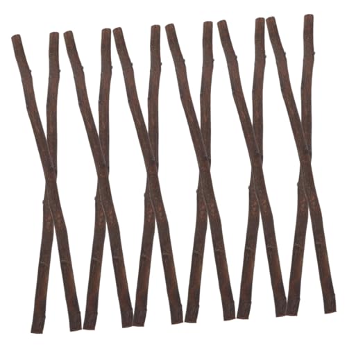 NOLITOY 50Stücke Natürliche Holzstäbe für DIY Bastelarbeiten Lange Robuste Holzstöcke mit Natürlicher Textur für Kindergartenprojekte und Handwerksideen NOLITOY 50Stücke Natürliche Holzstäbe für DIY Bastelarbeiten Lange Robuste Holzstöcke mit Natürlicher Textur für Kindergartenprojekte und Handwerksideen von NOLITOY