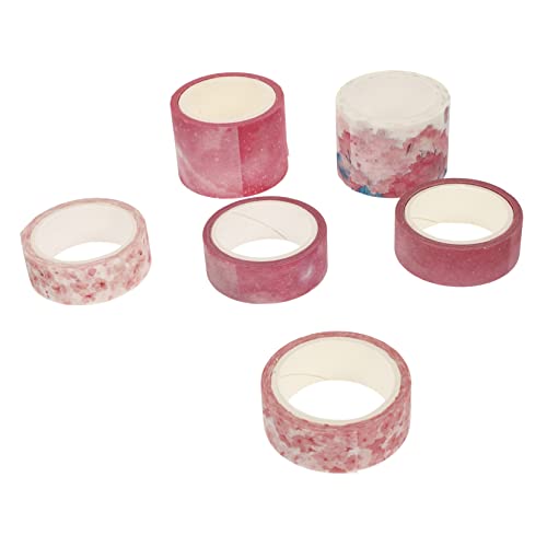 NOLITOY 6 Rollen Washi-tape Band Aufkleberbänder Für Tagebücher Dekorative Klebebänder Klebrig Retro Streifen Scrapbook-zubehör Cartoon-bänder Uv Herstellung Geschenkbänder Papier NOLITOY 6 Rollen Washi-tape Band Aufkleberbänder Für Tagebücher Dekorative Klebebänder Klebrig Retro Streifen Scrapbook-zubehör Cartoon-bänder Uv Herstellung Geschenkbänder Papier von NOLITOY