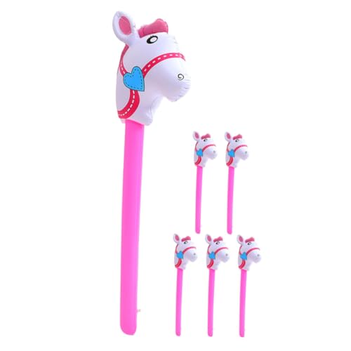 NOLITOY 6 Stück Aufblasbare Pferdekopf Luftballons Partydeko Pferde Themen Geburtstag Bühnenrequisiten Rosa für Mädchen Jungen NOLITOY 6 Stück Aufblasbare Pferdekopf Luftballons Partydeko Pferde Themen Geburtstag Bühnenrequisiten Rosa für Mädchen Jungen von NOLITOY