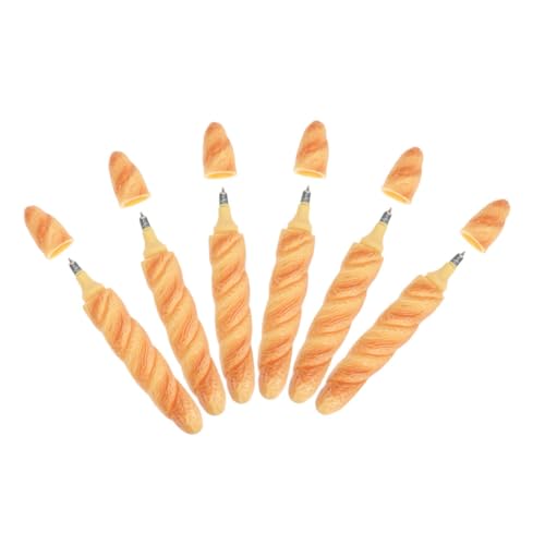 NOLITOY 6 Stück Brot-kugelschreiber mit Kreativem Design Leichte und Tragbare Schreibstifte Realistische Baguette Croissant-form Glatte Tinte für Schule Büro und Kreative Nutzung NOLITOY 6 Stück Brot-kugelschreiber mit Kreativem Design Leichte und Tragbare Schreibstifte Realistische Baguette Croissant-form Glatte Tinte für Schule Büro und Kreative Nutzung von NOLITOY