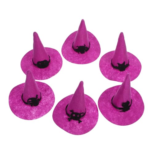 NOLITOY 6 Stück Filz Wizard Hüte für Diy Dekoration Witzige Kostümaccessoires für Partys Weihnachten Maskeraden und NOLITOY 6 Stück Filz Wizard Hüte für Diy Dekoration Witzige Kostümaccessoires für Partys Weihnachten Maskeraden und von NOLITOY