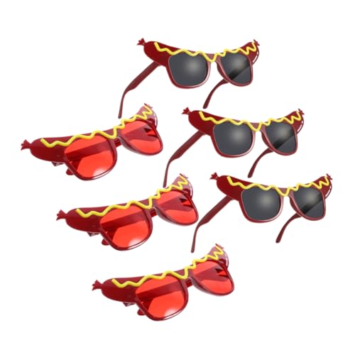 NOLITOY 6 Stück Hot Dog Partybrille Spaßige Kostüm Sonnenbrille für Erwachsene und Wiederverwendbar Leicht für Geburtstagsfeiern Halloween und Festliche Anlässe NOLITOY 6 Stück Hot Dog Partybrille Spaßige Kostüm Sonnenbrille für Erwachsene und Wiederverwendbar Leicht für Geburtstagsfeiern Halloween und Festliche Anlässe von NOLITOY