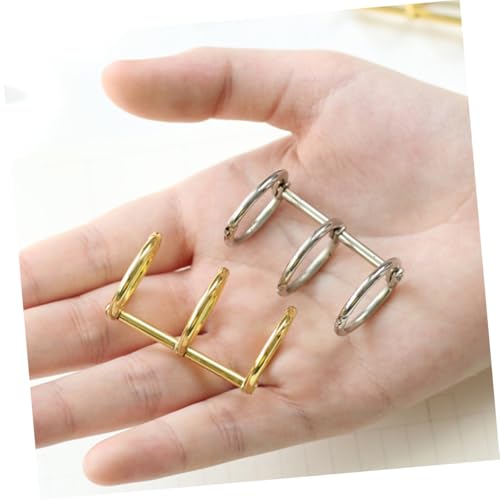 NOLITOY 6 Stück Metall Binder Ringe Innendurchmesser Gold für Loseblatt Ordner Ringbuch Schnellhefter Scrapbook Notizbuch Zubehör Leicht Robust und Vielseitig für Büro und Schule NOLITOY 6 Stück Metall Binder Ringe Innendurchmesser Gold für Loseblatt Ordner Ringbuch Schnellhefter Scrapbook Notizbuch Zubehör Leicht Robust und Vielseitig für Büro und Schule von NOLITOY
