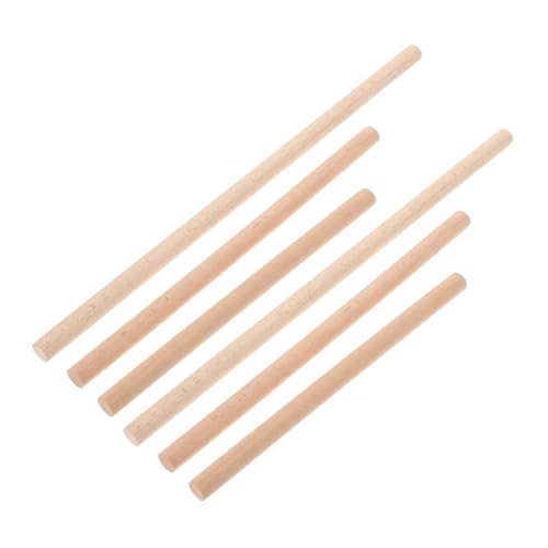 NOLITOY 6 Stück Teiliges DIY Buchenholz Rundstäbe Robust und Verschleißfest für Wanddekorationen Bastelarbeiten und Strickprojekte Vielseitige für Webliebhaber und Kreative Geschenke NOLITOY 6 Stück Teiliges DIY Buchenholz Rundstäbe Robust und Verschleißfest für Wanddekorationen Bastelarbeiten und Strickprojekte Vielseitige für Webliebhaber und Kreative Geschenke von NOLITOY