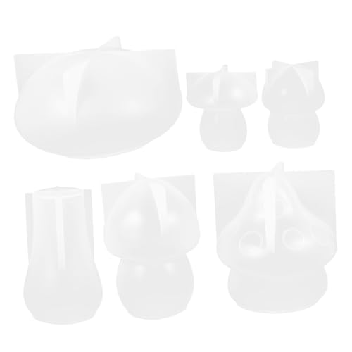 NOLITOY 6 Stück Teiliges DIY Silikonpilzform Flexible Wiederverwendbare Silikonform für Epoxidharz Gießen Pilzförmige Dekorationsform Einfach zu Entformen Langlebig und Geruchlos für NOLITOY 6 Stück Teiliges DIY Silikonpilzform Flexible Wiederverwendbare Silikonform für Epoxidharz Gießen Pilzförmige Dekorationsform Einfach zu Entformen Langlebig und Geruchlos für von NOLITOY