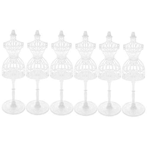 NOLITOY 6 Stück Teiliges Miniatur Puppenständer Elegante Kleiderständer für Puppenkleidung für Kreatives und Dekoration Puppenhäusern Leicht und Langlebig NOLITOY 6 Stück Teiliges Miniatur Puppenständer Elegante Kleiderständer für Puppenkleidung für Kreatives und Dekoration Puppenhäusern Leicht und Langlebig von NOLITOY