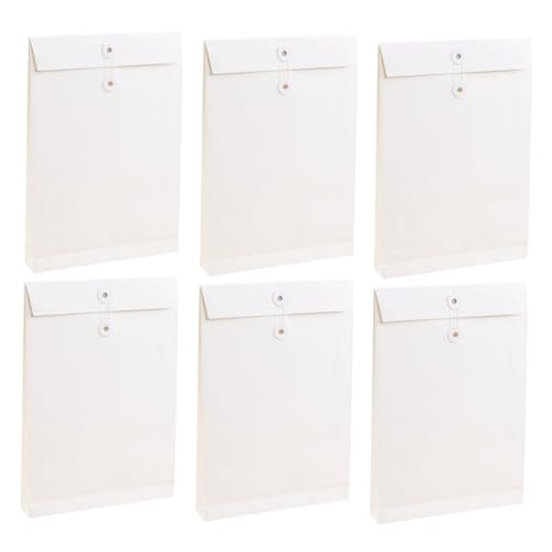 NOLITOY 6 Stück Teiliges Paper Portfolio Weiß Hochformat Dokumententasche mit Großem Fassungsvermögen Papier Organizer für Büro Reise Schule und Geschäftsunterlagen NOLITOY 6 Stück Teiliges Paper Portfolio Weiß Hochformat Dokumententasche mit Großem Fassungsvermögen Papier Organizer für Büro Reise Schule und Geschäftsunterlagen von NOLITOY