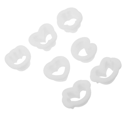 NOLITOY 7 Stück Teiliges Silikon Schmuckformen Mini Blüten Schmetterlinge Herzen Wiederverwendbare Resin Ohrring Formen für Polymer Clay Lufttrocknende Modelliermasse DIY von NOLITOY