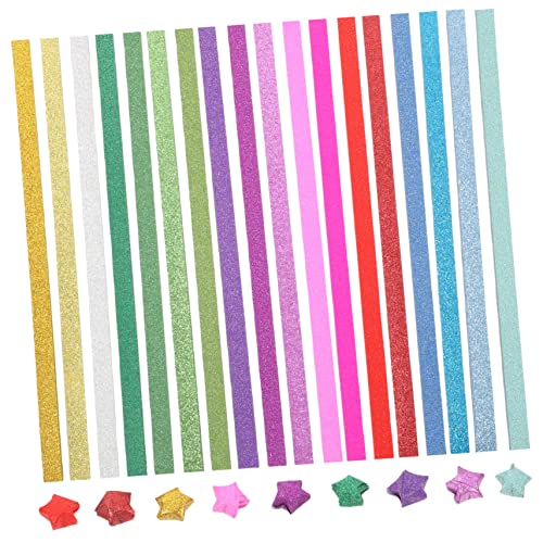 NOLITOY 720 Blatt Glitzer Origami Papier Bastelpapier Farben Sternpapierstreifen Doppelseitig Vielseitig für Erwachsene für DIY Bastelprojekte und Faltkunst NOLITOY 720 Blatt Glitzer Origami Papier Bastelpapier Farben Sternpapierstreifen Doppelseitig Vielseitig für Erwachsene für DIY Bastelprojekte und Faltkunst von NOLITOY