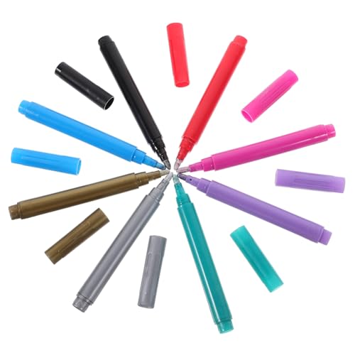 NOLITOY 8 Stück Teiliges Abwischbarer Marker für Wein und Trinkgläser Vielseitige Glatte Acrylstifte für Keramik Metall Geeignet für Party Scrapbooking Malerei und Kreative Anwendungen NOLITOY 8 Stück Teiliges Abwischbarer Marker für Wein und Trinkgläser Vielseitige Glatte Acrylstifte für Keramik Metall Geeignet für Party Scrapbooking Malerei und Kreative Anwendungen von NOLITOY