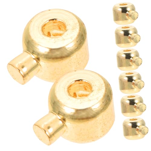 NOLITOY 8 Stück Teiliges Gold Armbandverschluss Schmuckverbinder DIY Perlen Verschlüsse für Ketten Anhänger Basteln Zubehör für Schmuckherstellung NOLITOY 8 Stück Teiliges Gold Armbandverschluss Schmuckverbinder DIY Perlen Verschlüsse für Ketten Anhänger Basteln Zubehör für Schmuckherstellung von NOLITOY