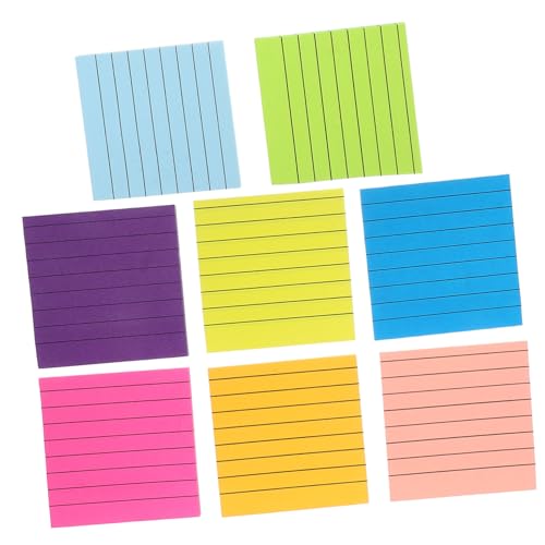 NOLITOY 8 Stück Teiliges Kleine Linierte Selbstklebende Haftnotizen in Farben Praktische Haftstarke Memo Pads für Schule Büro Zuhause Vielseitig und Handlich NOLITOY 8 Stück Teiliges Kleine Linierte Selbstklebende Haftnotizen in Farben Praktische Haftstarke Memo Pads für Schule Büro Zuhause Vielseitig und Handlich von NOLITOY