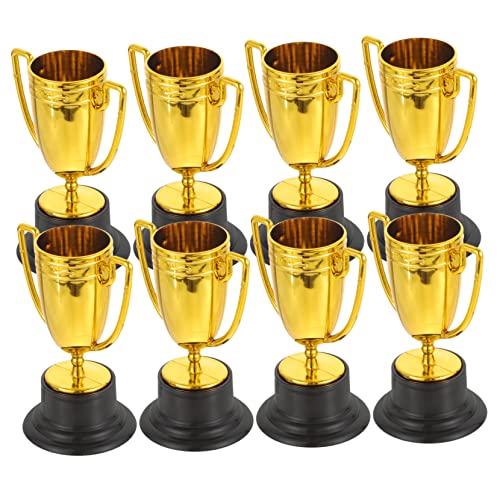 NOLITOY 8 Stück Teiliges Mini Trophäen Goldene Auszeichnungen für Pokale für Schulspiele Partys und Sportwettbewerbe Spielerische Belohnungen und Dekorationen NOLITOY 8 Stück Teiliges Mini Trophäen Goldene Auszeichnungen für Pokale für Schulspiele Partys und Sportwettbewerbe Spielerische Belohnungen und Dekorationen von NOLITOY