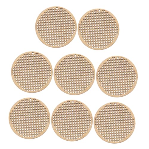 NOLITOY 8 Stück Teiliges Runde Holzanhänger Leere Stickrahmen für Kreuzstich Vielseitige DIY Holzchips für Lesezeichen Anhänger Handarbeiten und Kreative Bastelprojekte NOLITOY 8 Stück Teiliges Runde Holzanhänger Leere Stickrahmen für Kreuzstich Vielseitige DIY Holzchips für Lesezeichen Anhänger Handarbeiten und Kreative Bastelprojekte von NOLITOY