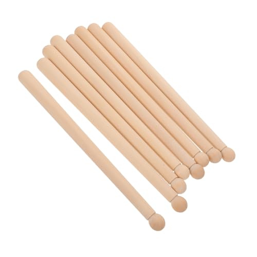 NOLITOY 8-teilige Drumsticks Für Schlagzeug: Holz-drumsticks Für Kinder – Rutschfeste Snare-sticks Für Elektronische Bassdrums Und Das Tägliche Üben NOLITOY 8-teilige Drumsticks Für Schlagzeug: Holz-drumsticks Für Kinder – Rutschfeste Snare-sticks Für Elektronische Bassdrums Und Das Tägliche Üben von NOLITOY