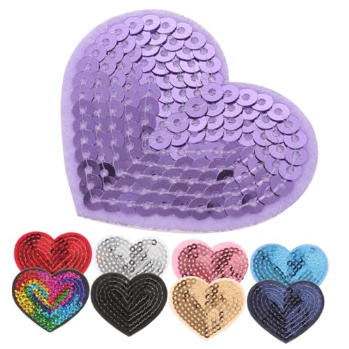 NOLITOY 9 Stück Teiliges Herz Patches Selbstklebend Pailletten Applikationen Für DIY Kleidung Rucksäcke Hüte Jeans Jacken Verzierung Kreative Aufnäher Zubehör NOLITOY 9 Stück Teiliges Herz Patches Selbstklebend Pailletten Applikationen Für DIY Kleidung Rucksäcke Hüte Jeans Jacken Verzierung Kreative Aufnäher Zubehör von NOLITOY
