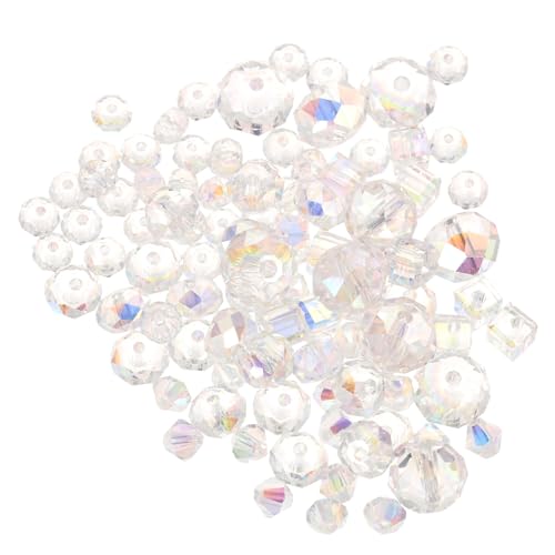 NOLITOY 90 Stück Teiliges Ab Farbglasperlen Facettierte Transparente Glasperlen in Verschiedenen Formen und DIY Perlenset für Schmuckherstellung Armbänder und Halsketten Vielseitig und NOLITOY 90 Stück Teiliges Ab Farbglasperlen Facettierte Transparente Glasperlen in Verschiedenen Formen und DIY Perlenset für Schmuckherstellung Armbänder und Halsketten Vielseitig und von NOLITOY