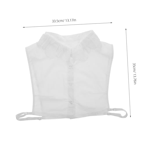 NOLITOY Abnehmbarer Fake Kragen Damen aus Baumwolle Eleganter Kurz Hemdkragen Einfach zu Tragen Entfernen Modisches Accessoire für Vielseitige Outfits und Anlässe NOLITOY Abnehmbarer Fake Kragen Damen aus Baumwolle Eleganter Kurz Hemdkragen Einfach zu Tragen Entfernen Modisches Accessoire für Vielseitige Outfits und Anlässe von NOLITOY