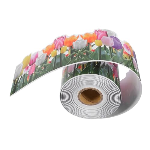 NOLITOY Abziehbarer Tulpenmuster Randsticker Papier Bordürenrolle für Klassenzimmer Dekoration Schwarze Tafel Pinnwand Schreibtisch Wände Helle Farben Vielseitig Zuschneidbar NOLITOY Abziehbarer Tulpenmuster Randsticker Papier Bordürenrolle für Klassenzimmer Dekoration Schwarze Tafel Pinnwand Schreibtisch Wände Helle Farben Vielseitig Zuschneidbar von NOLITOY