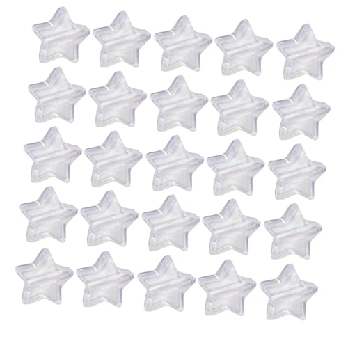 NOLITOY Acryl Sterne Perlen Transparent Ab Beschichtet für DIY Schmuck Basteln Armbänder Haar Flechten Zubehör NOLITOY Acryl Sterne Perlen Transparent Ab Beschichtet für DIY Schmuck Basteln Armbänder Haar Flechten Zubehör von NOLITOY