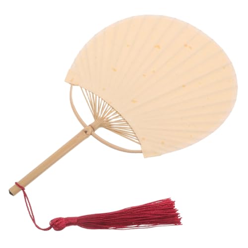 NOLITOY Bambus Paddelfächer mit Quaste Handgehalten Beidseitig Bemalbar Leichter Mini Fächer Traditionell Chinesisch DIY Kunstprojekt Tragbar für Hochzeit Party Reise NOLITOY Bambus Paddelfächer mit Quaste Handgehalten Beidseitig Bemalbar Leichter Mini Fächer Traditionell Chinesisch DIY Kunstprojekt Tragbar für Hochzeit Party Reise von NOLITOY