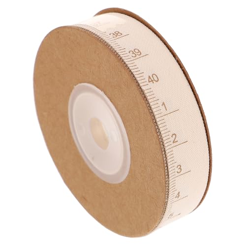 NOLITOY Baumwoll Dekoband mit Maßskala Natürliches Gurtband für DIY Geschenkverpackung Basteln Scrapbooking Handgefertigte Schleifen und Kreative Dekoideen NOLITOY Baumwoll Dekoband mit Maßskala Natürliches Gurtband für DIY Geschenkverpackung Basteln Scrapbooking Handgefertigte Schleifen und Kreative Dekoideen von NOLITOY