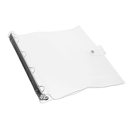 NOLITOY Blindabdeckung Rosa Organisatoren Lose Schutz Notizbuch Pastell Produkt Notizbücher Ordner Gehäuse Kunststoff-handkontoabdeckung Binderschale Scrapbook-cover 4 Ringbuch Plastik von NOLITOY