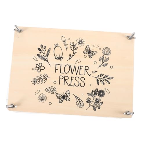 NOLITOY Blumenpresse Set Groß Stabiler Pflanzenpress Werkzeug für DIY Trockenblumen Kunst und Handwerk Langlebig Tragbar Geeignet für Familie Hochzeit Party Dekoration von NOLITOY