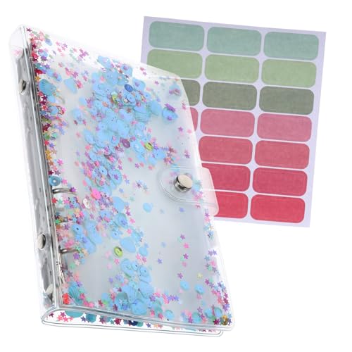 NOLITOY Budget Binder mit Reißverschluss Umschlag Organizer Wasserdichtes Notizbuch für Geld Sparen und Haushaltsplanung Ringbuch mit Transparenten Fächern für Karten Belege und von NOLITOY