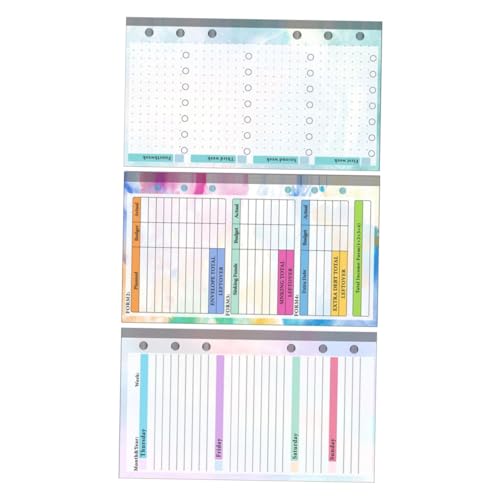 NOLITOY Budgetplaner Nachfüllset Ringbuch Einlagen Flexibles Monats und Wochenplaner Journal mit Dickem Papier Tragbares Buchhaltungs und Geldverwaltungs Notizbuch für Kleine Unternehmen NOLITOY Budgetplaner Nachfüllset Ringbuch Einlagen Flexibles Monats und Wochenplaner Journal mit Dickem Papier Tragbares Buchhaltungs und Geldverwaltungs Notizbuch für Kleine Unternehmen von NOLITOY
