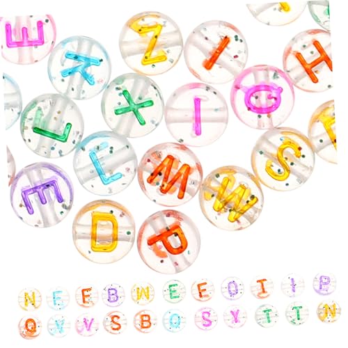 NOLITOY Bunte Acryl Buchstabenperlen zum Auffädeln Vielseitige DIY Schmuckperlen für Armbänder Halsketten Ohrringe Glatte Oberfläche Tragbar Bastelmaterial für Erwachsene NOLITOY Bunte Acryl Buchstabenperlen zum Auffädeln Vielseitige DIY Schmuckperlen für Armbänder Halsketten Ohrringe Glatte Oberfläche Tragbar Bastelmaterial für Erwachsene von NOLITOY